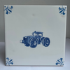 End of Line TRACTOR Delft Tile - Blue 12.5cm