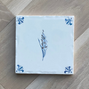 End of Line, Gold Lustre Tile, Gladioli, 12.5cm