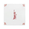 Lady Liberty Delft Tile