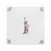 Lady Liberty Delft Tile
