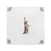 Lady Liberty Delft Tile