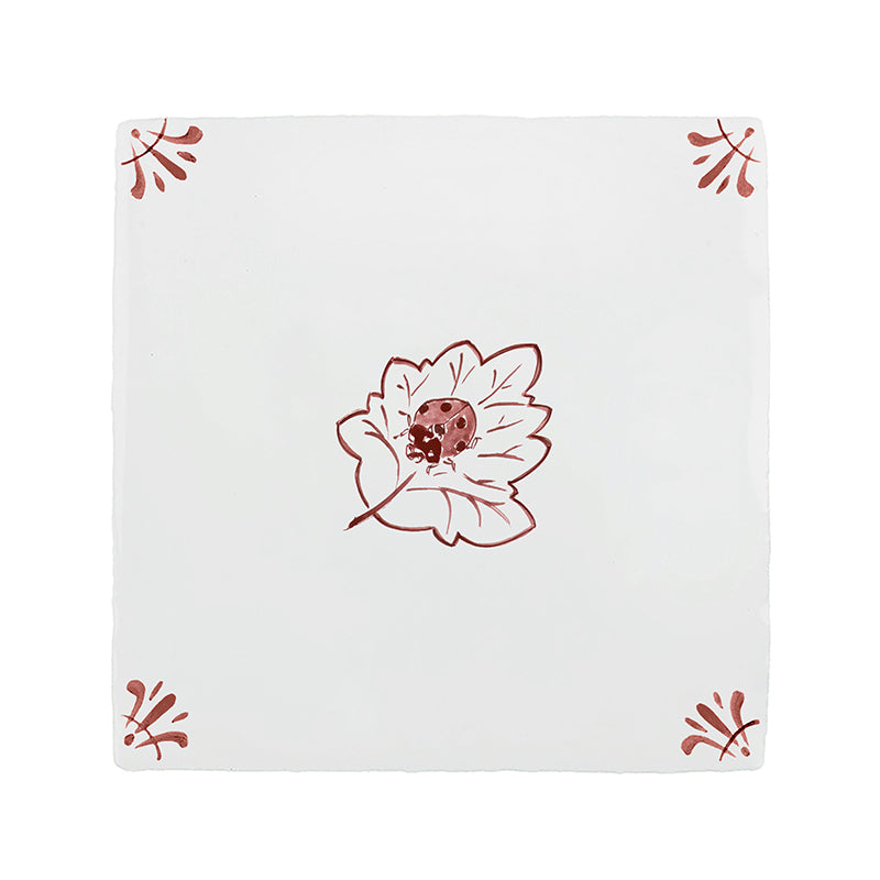 Lana the Ladybird Delft Floor Tile