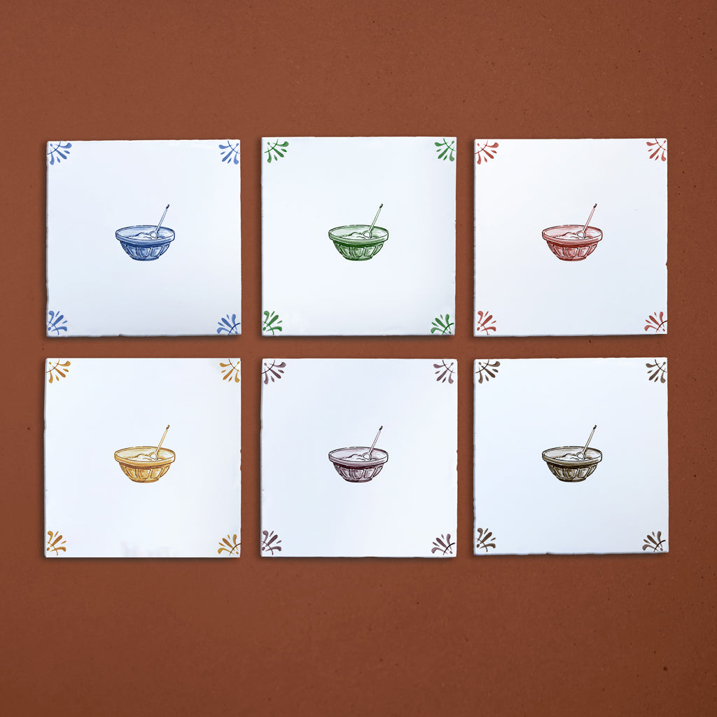 Mixing Bowl Delft Tile