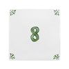 Number 8 Delft Tile