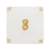 Number 8 Delft Tile