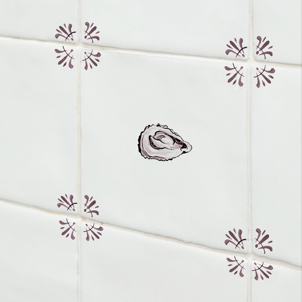 Oyster Delft Tile