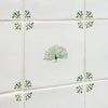 Peacock Delft Tile