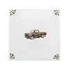 Pick Up Truck Delft Tile