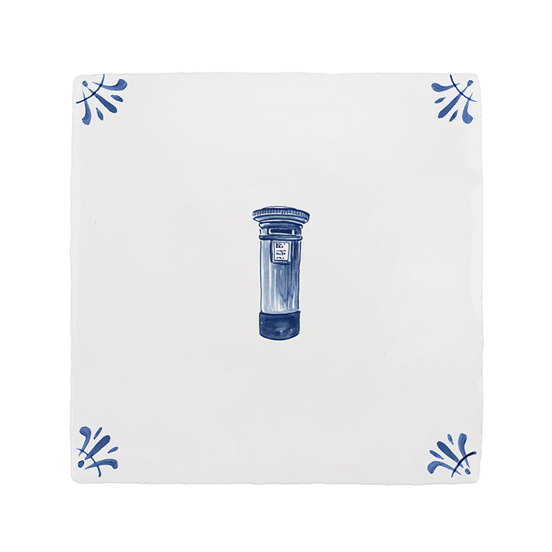 Post Box Delft Tile