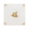 Rocking Horse Delft Tile