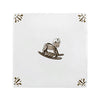 Rocking Horse Delft Tile