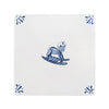 Rocking Horse Delft Tile