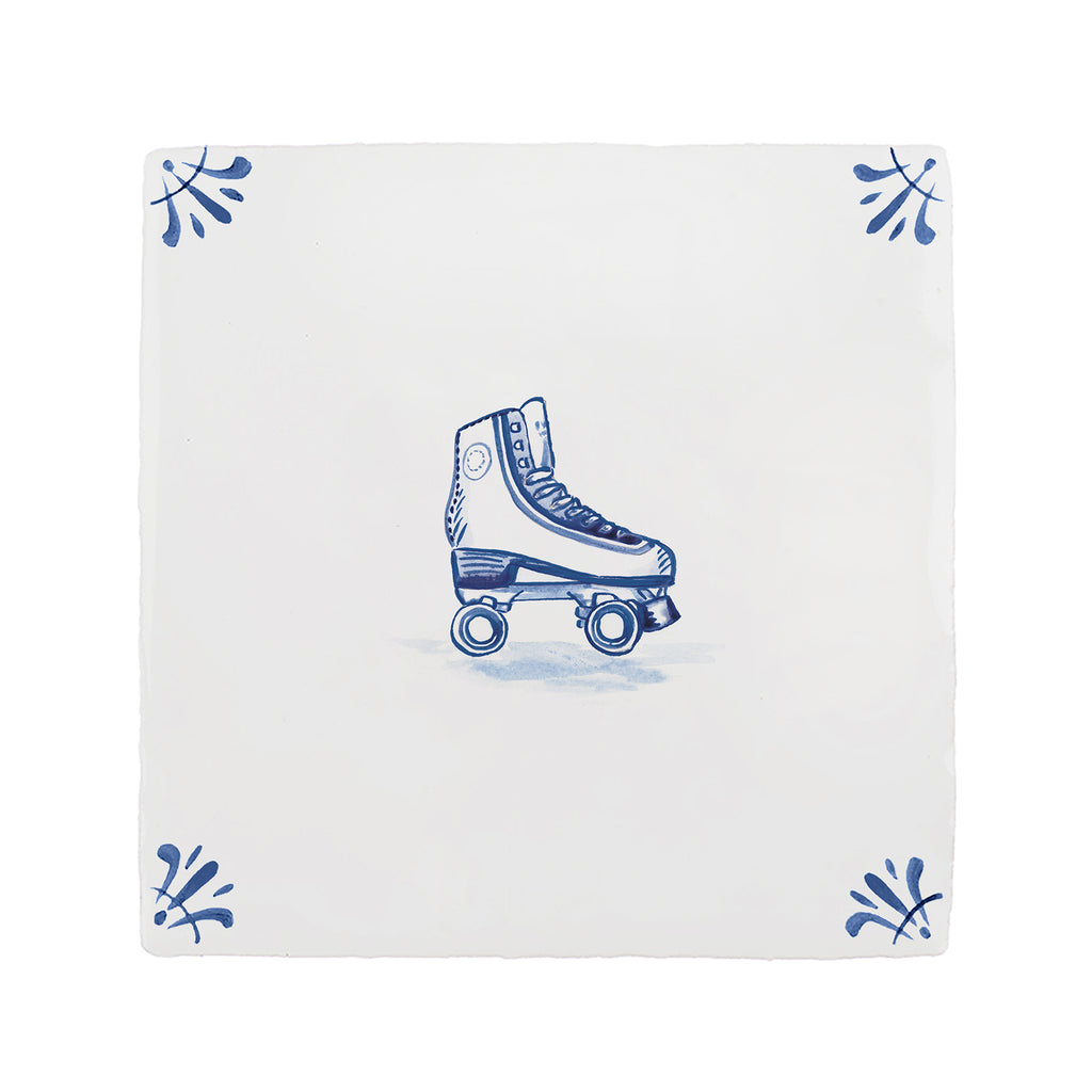 Rollerskate Delft Tile
