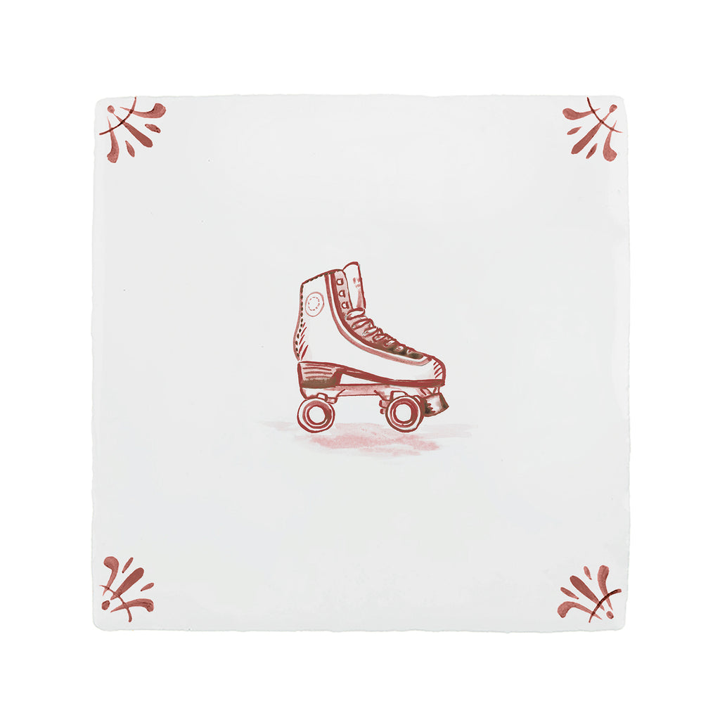 Rollerskate Delft Tile