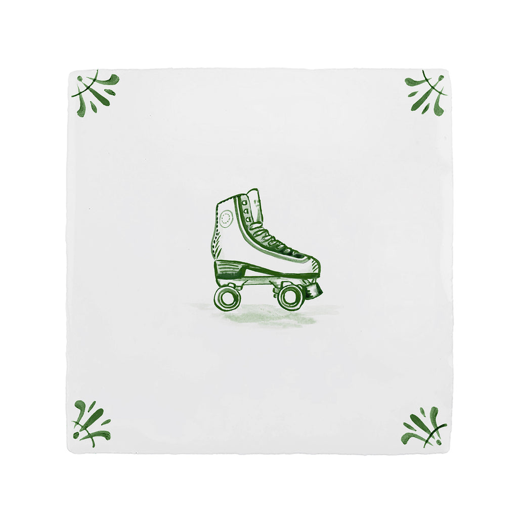 Rollerskate Delft Tile