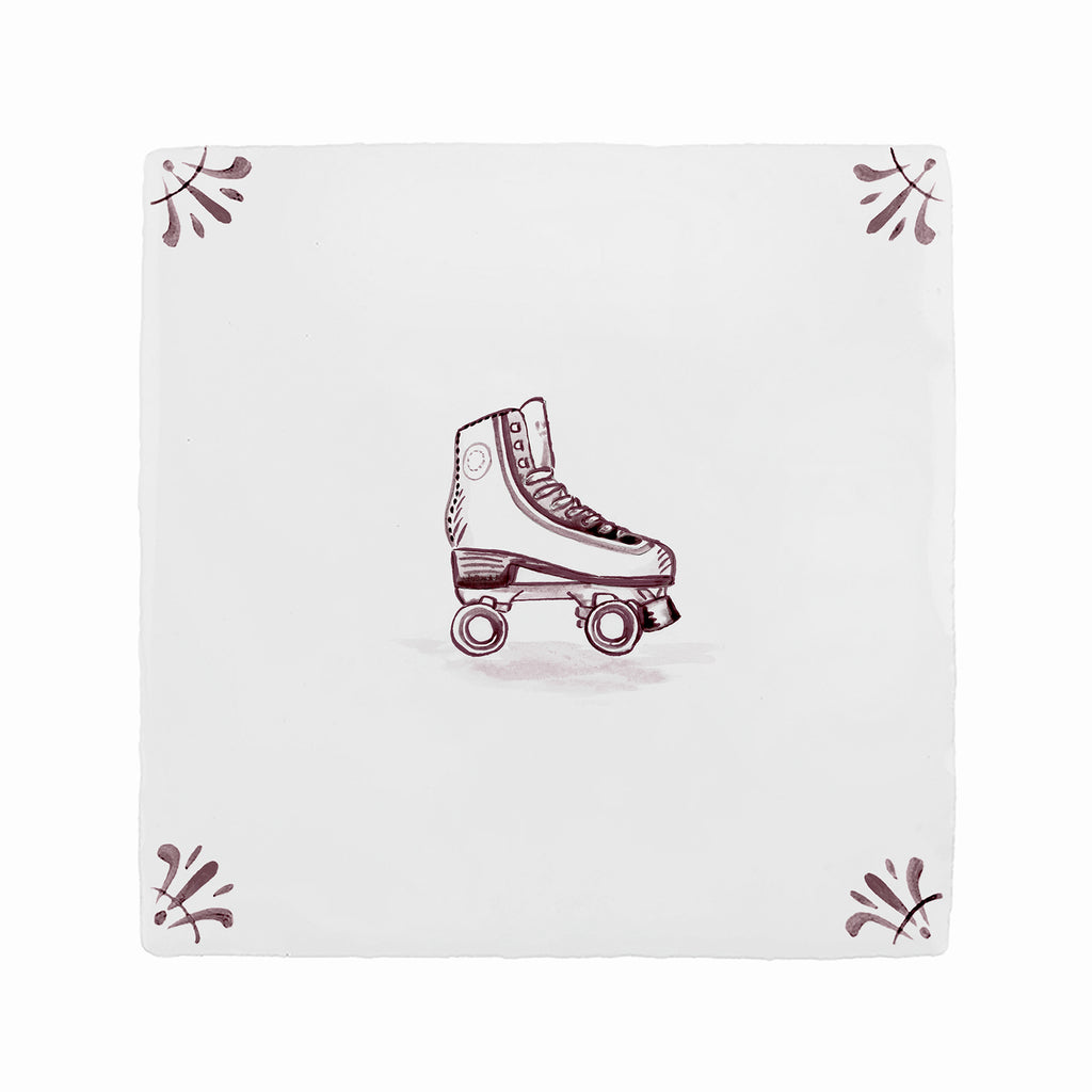 Rollerskate Delft Tile