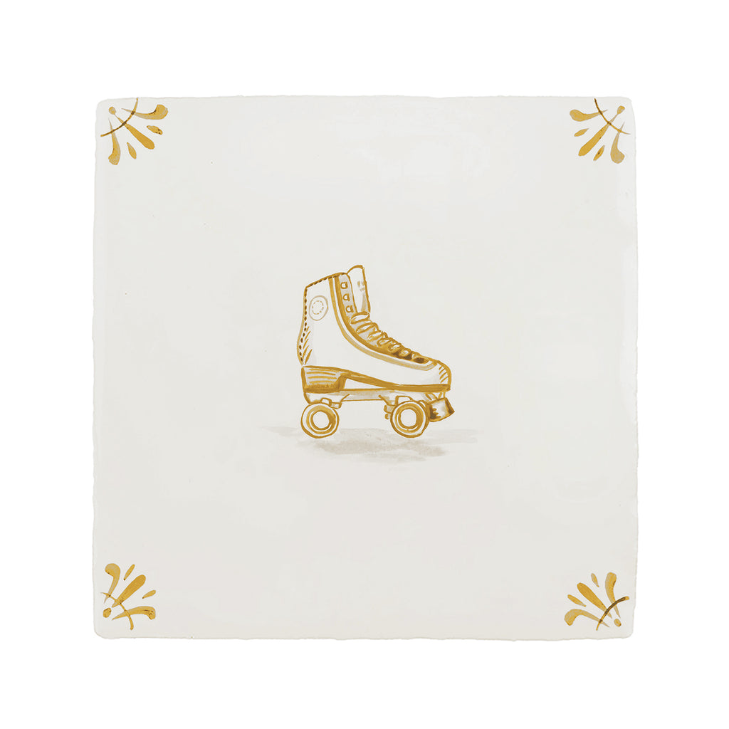 Rollerskate Delft Tile