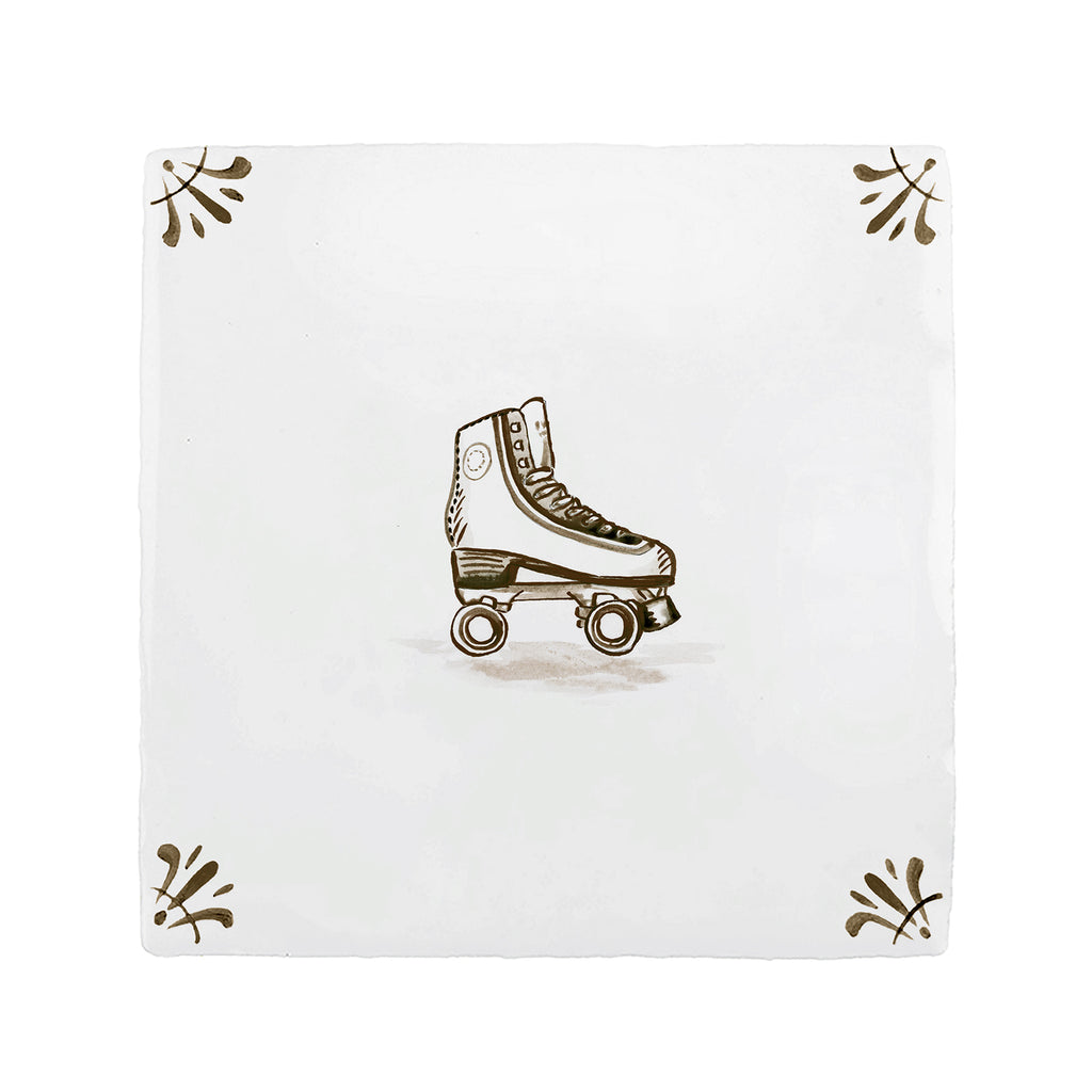 Rollerskate Delft Tile
