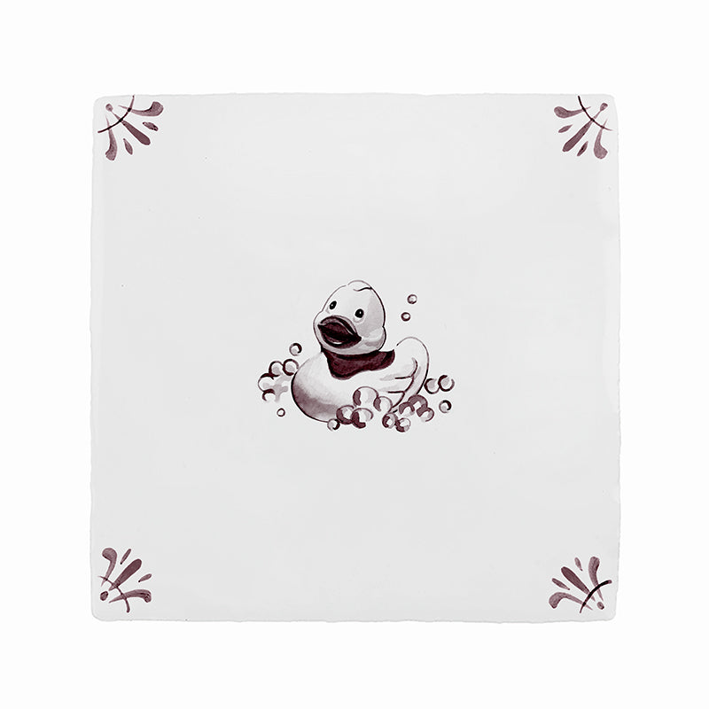 Rubber Duck Delft Tile
