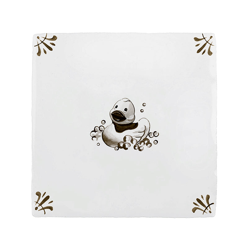 Rubber Duck Delft Tile