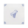 End of Line, Rubber Gloves Delft Tile, Blue, 12.5cm