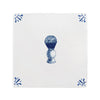 Shaving Brush Delft Tile