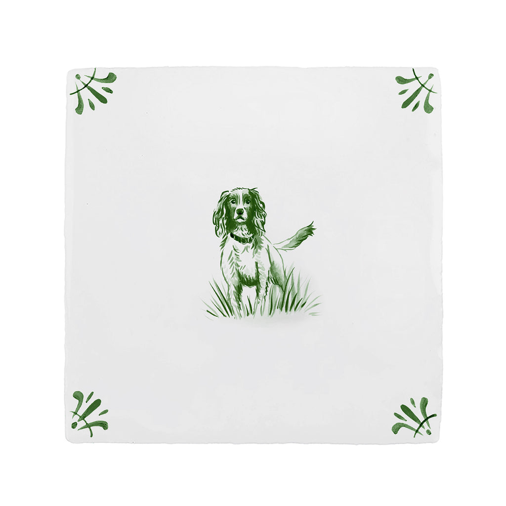 Springer Spaniel Delft Tile