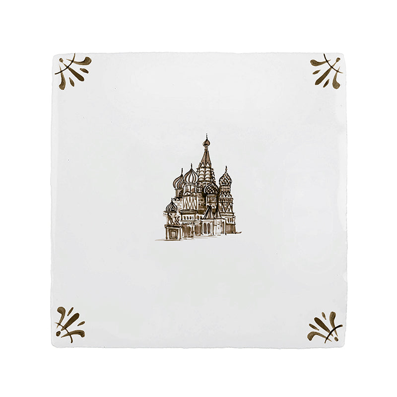 St Basils Cathedral Delft Tile