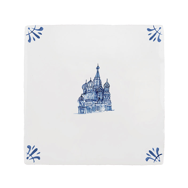 St Basils Cathedral Delft Tile