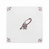 The Happy Hoover Delft Tile
