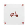 Vespa Scooter Delft Tile