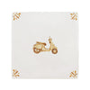 Vespa Scooter Delft Tile