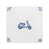 Vespa Scooter Delft Tile