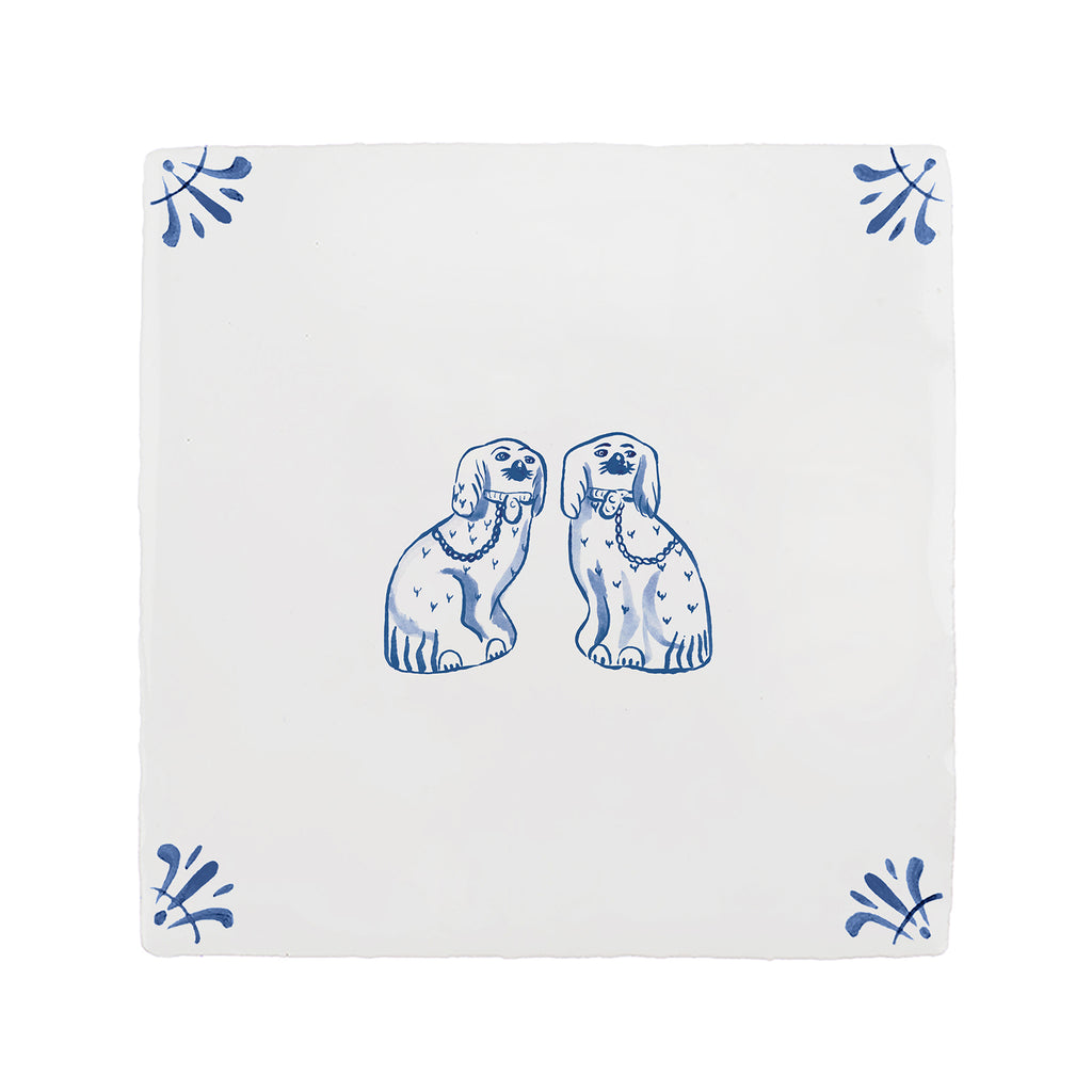 Wally Dugs Delft Tile