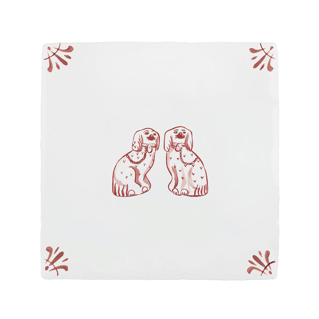 Wally Dugs Delft Tile