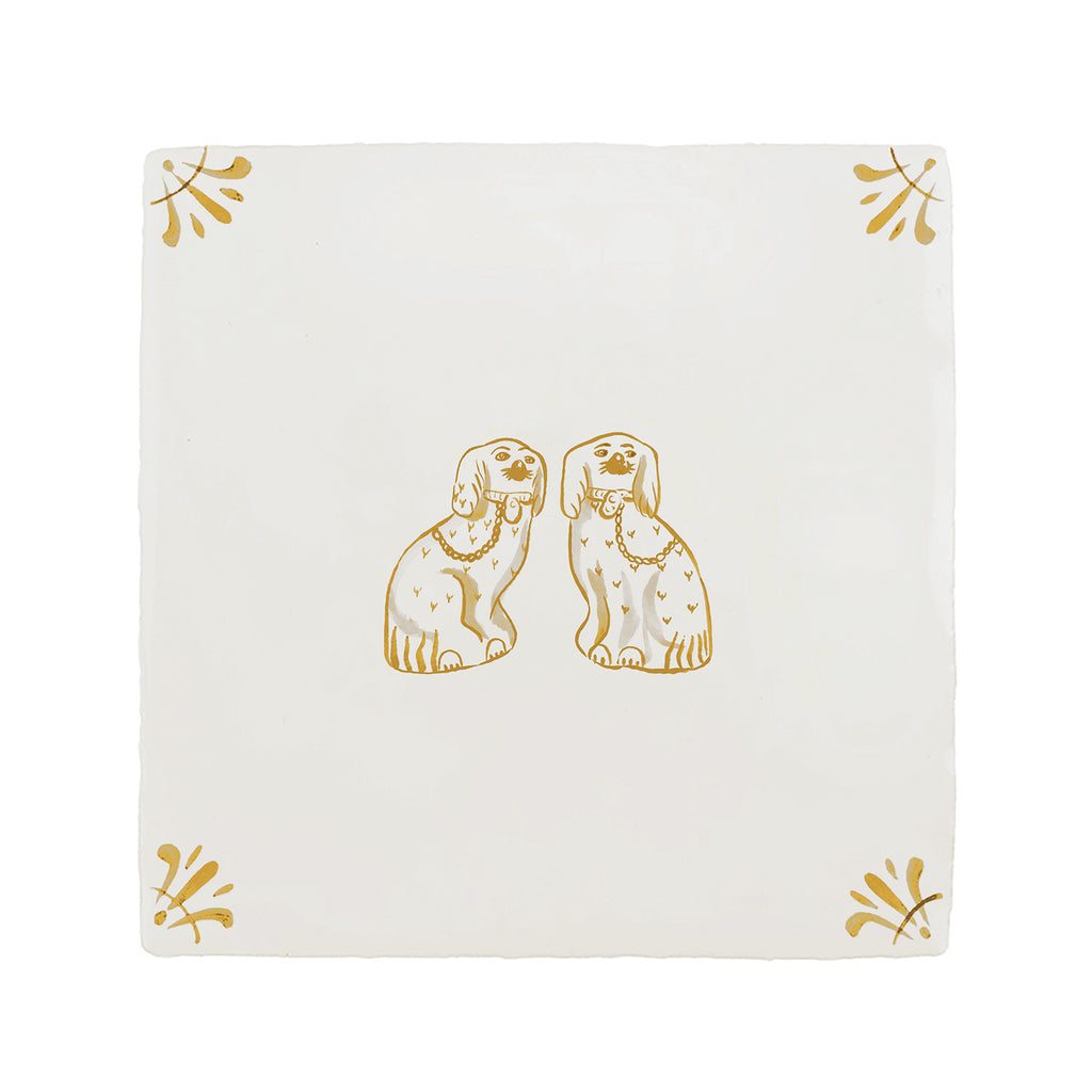 Wally Dugs Delft Tile