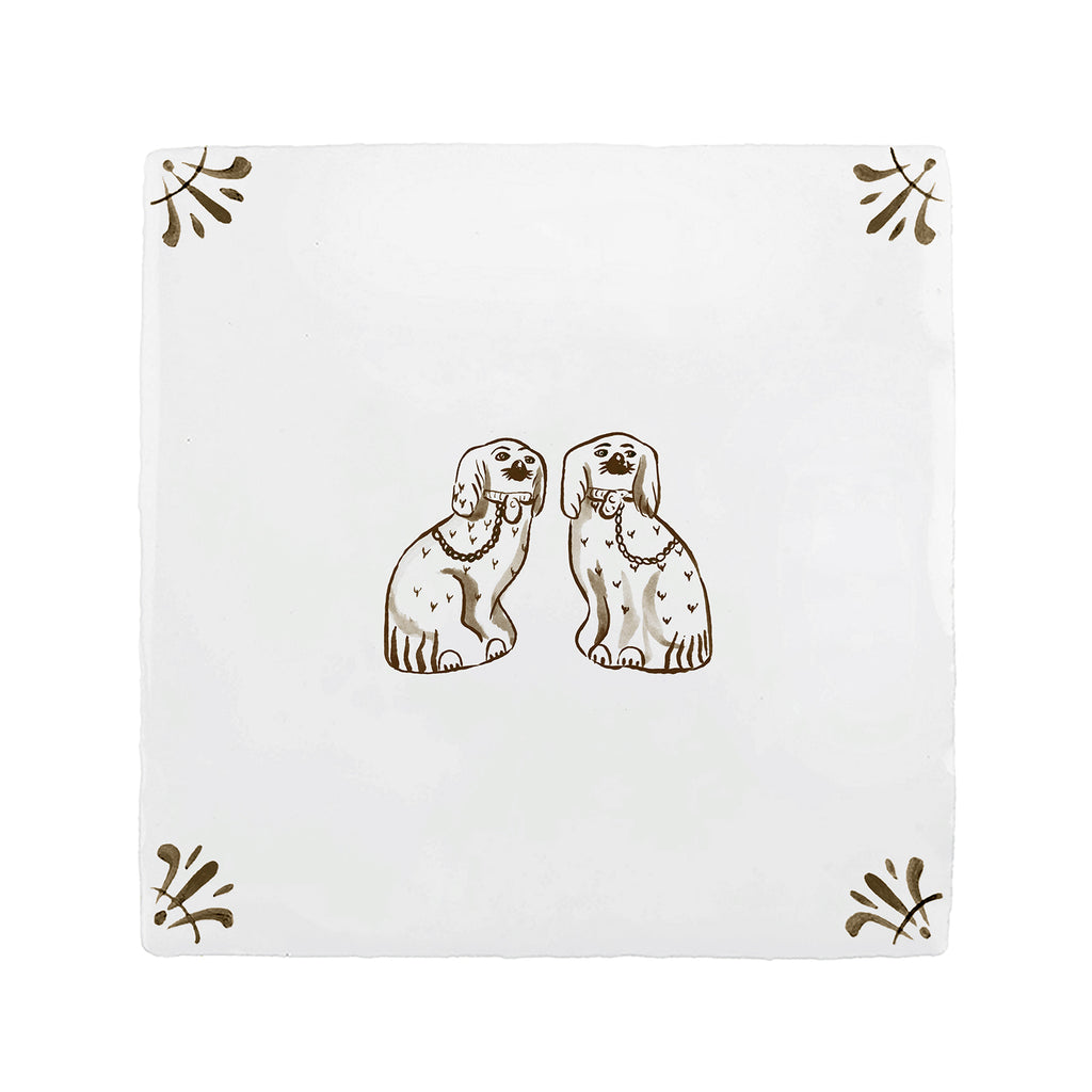 Wally Dugs Delft Tile