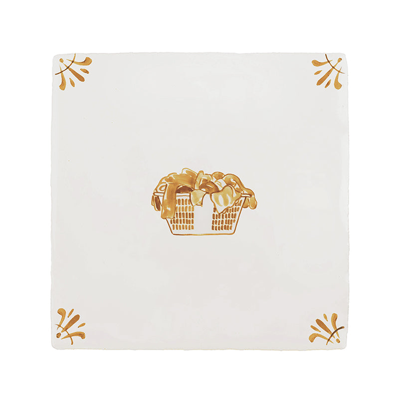 Washing Basket Delft Tile