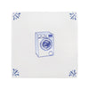 End of Line, Washing Machine Delft Tile, Blue, 12.5cm