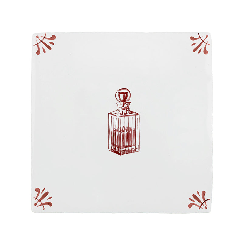 Whisky Decanter Delft Tile