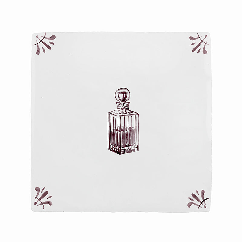 Whisky Decanter Delft Tile