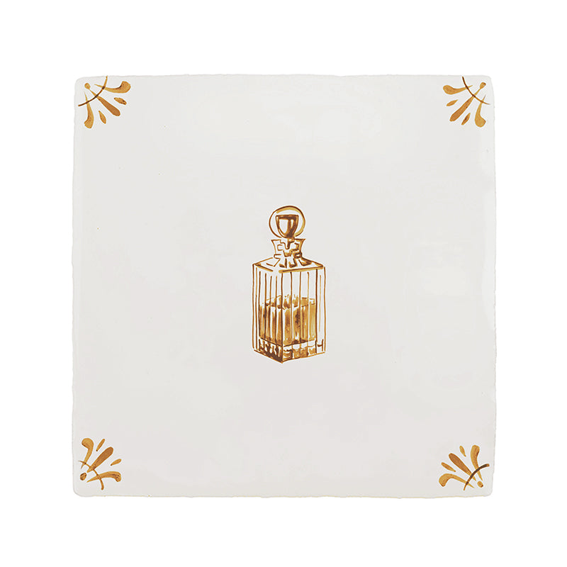 Whisky Decanter Delft Tile