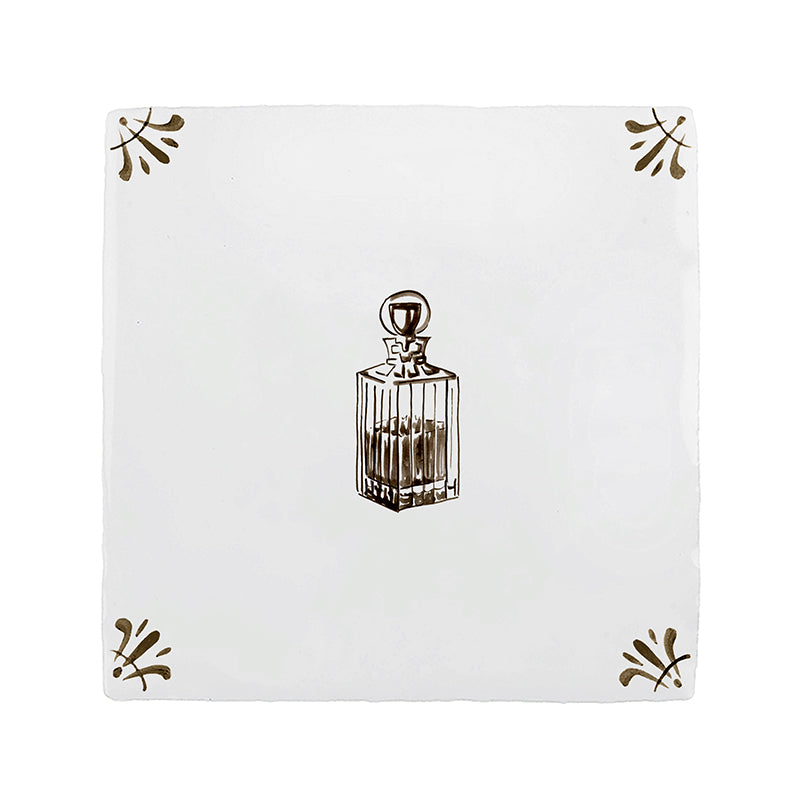 Whisky Decanter Delft Tile