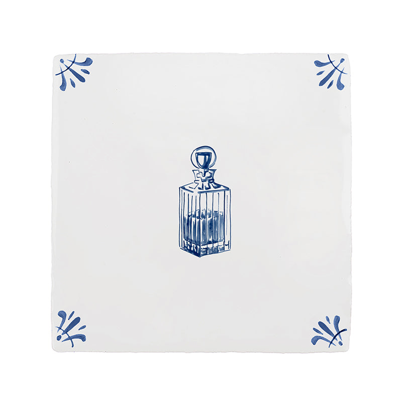 Whisky Decanter Delft Tile