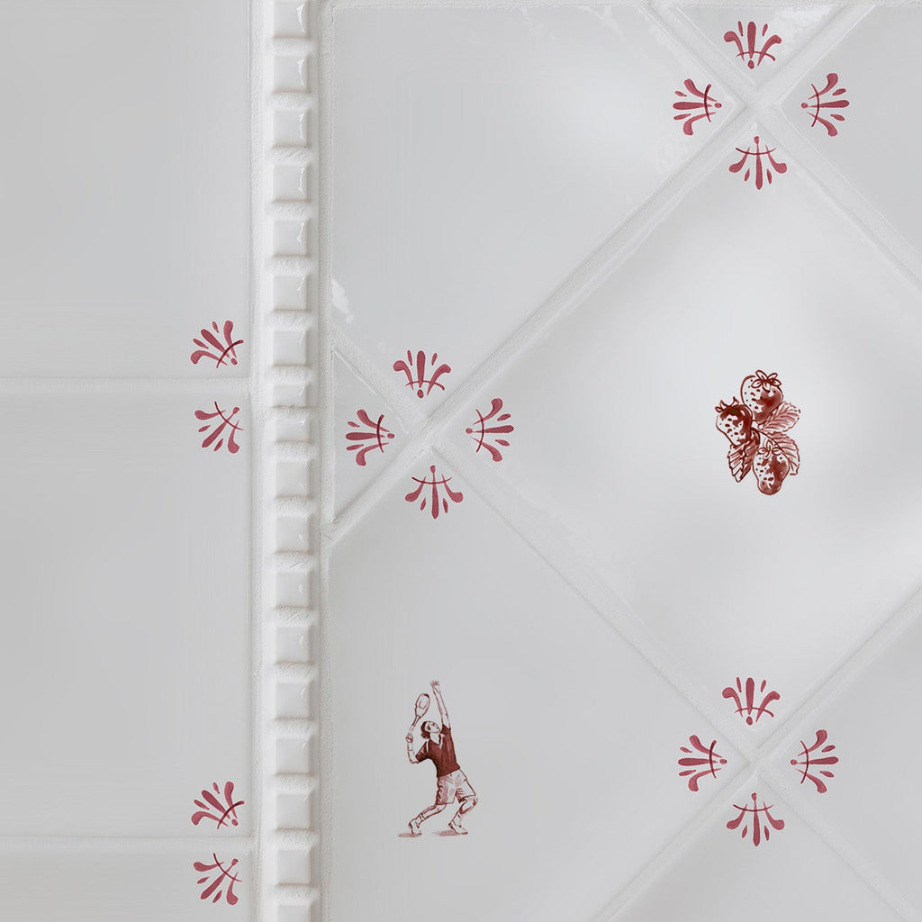 Wild Strawberries Delft Tile